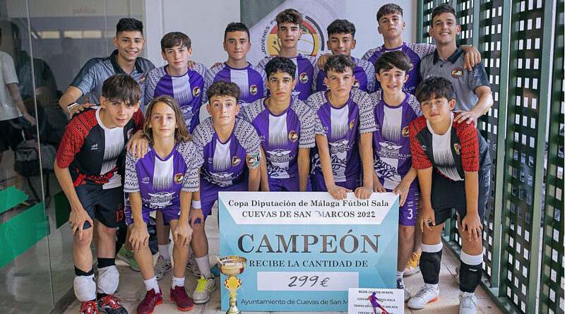 El equipo infantil de Jóvenes Promesas de Jaén, campeón del Torneo Cuevas de San Marcos