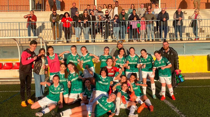 El equipo cadete femenino del Úbeda Viva, campeón de liga
